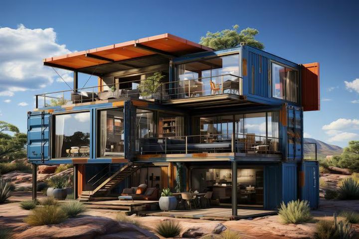 Folding Container Homes Explanation for Materials Systems and Construction Process