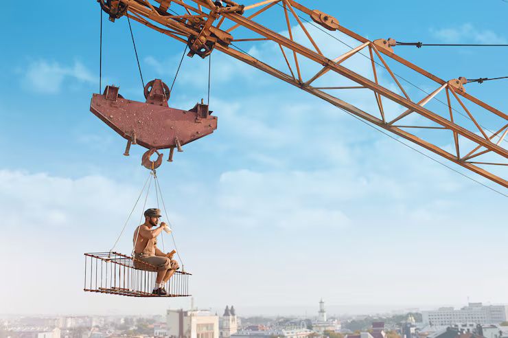 Tower Cranes Explanation for Structure Components and Load Handling